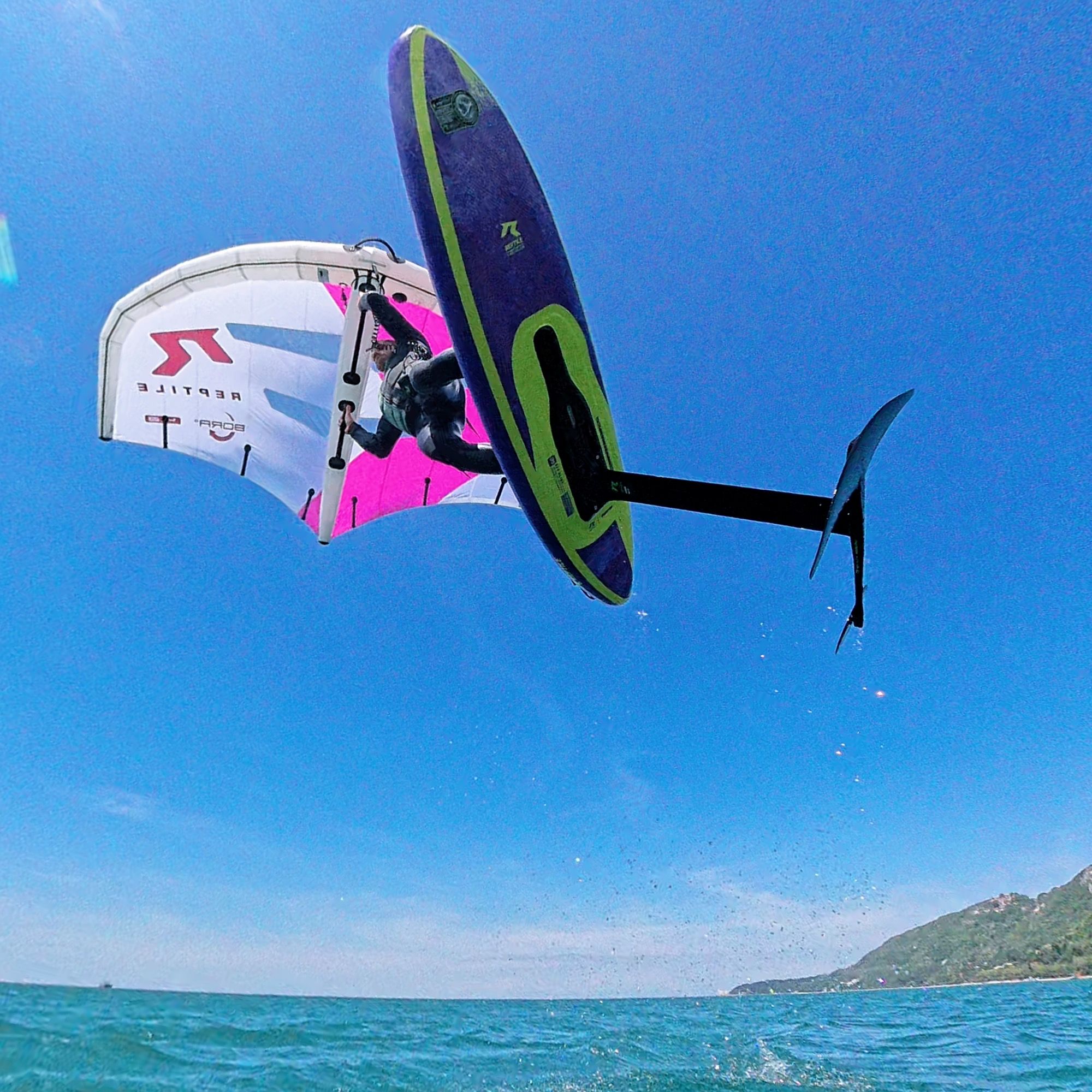 tavola da wing foil gonfiabile reptile ufo glide